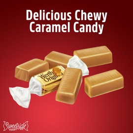 Chewy Original Candy, 4 Pack Each 4.5oz of Werthr'sCaramel Candy Individually Wrapped, Sweet Soft Caramels That’s Perfect for Family Gatherings and Everyday Treats, Creamy Carmels Candies Soft Enough for All Ages