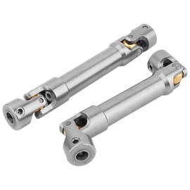 Pothyes Drive Shaft Stainless Steel Heavy-Duty Driveshafts for Axial SCX10 PRO AXI03028 1/10 RC Car Crawler Upgrade