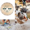 7" 180mm Diamond Cutting Disc Stone Cutter Wheel-Segmented for Dry