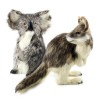 KANGAROO FUR FIGURINE – Soft Animal Statue – Realistic Handmade