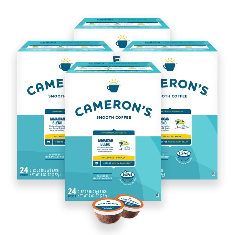 Cameron's Coffee Single Serve Pods, Jamaican Blend, 24 Count (Pack