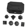 7pcs Electronic Dice LED Rechargeable with Charging Compartment Light Up