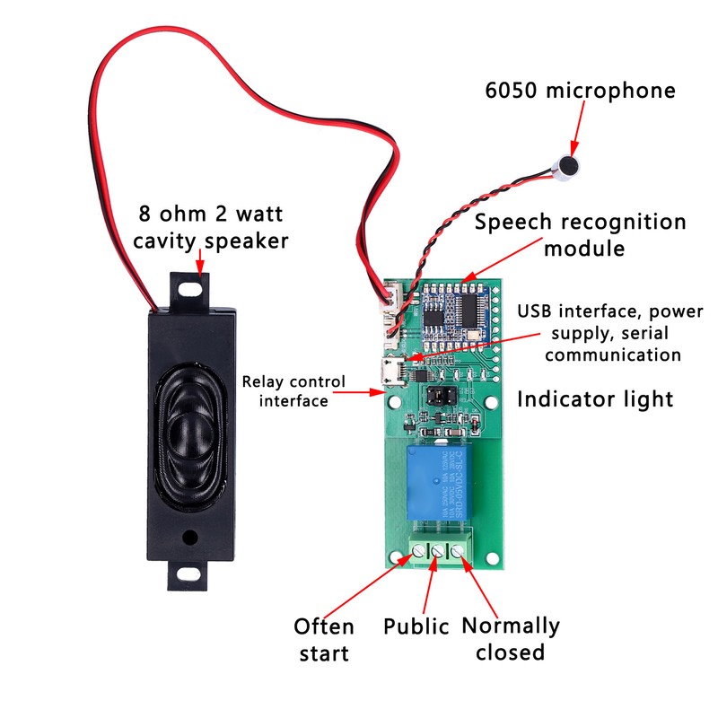 Voice Recognition Module HLKV20 Intelligent Voice Recognition Chip Custom Wake