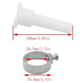 CHENJIN 1 Set Bathtub Faucet Nozzle Adapter 1/2 inch Bathtub Nozzle Diverter Repair Kit with Assembly Tool Switcher Repair Part 4-in-1 Bathtub Spout Adapter