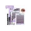 Extensiones De Pestañas Marrón Kit Raíces Invisibles Bq Lash