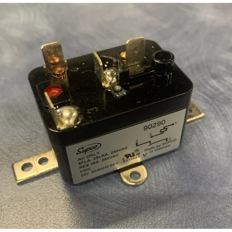 SUPCO 90290 SPNO 24VAC FAN RELAY