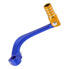 REPAIROCK Folding Motorcycle Gear Shifter Levers for Honda CRF110F 2013-2018 Aluminum Alloy Blue Gold Tone Silver Tone