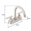 Foset Tubig TBM-62N, Mezcladora para lavabo, tipo bar, manerales palanca,