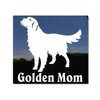 Golden Mom | NickerStickers® Golden Retriever Vinyl Window Decal Dog