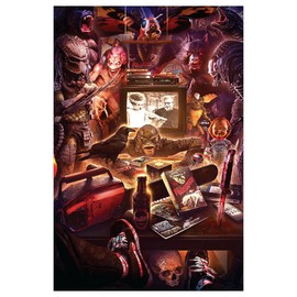 Monster Mayhem 1000-Piece Jigsaw Puzzle by Rachid Lotf | Fun Brain Teaser, Toys & Games | 28 x 20 Inches