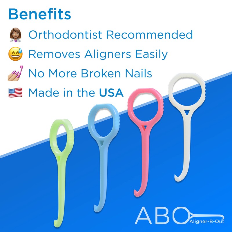 Aligner-B-Out v2 | Vibrant Variety 4 Pack | Invisalign Remover