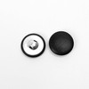 10PCS Faux Leather Covered Buttons, 0.98" Large Round Botones Para