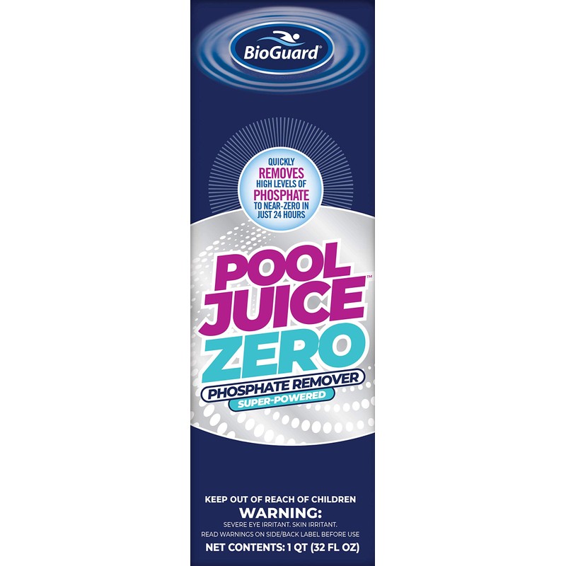 BioGuard Pool Juice Zero Phosphate Remover (Zero Phos), 1 qt,