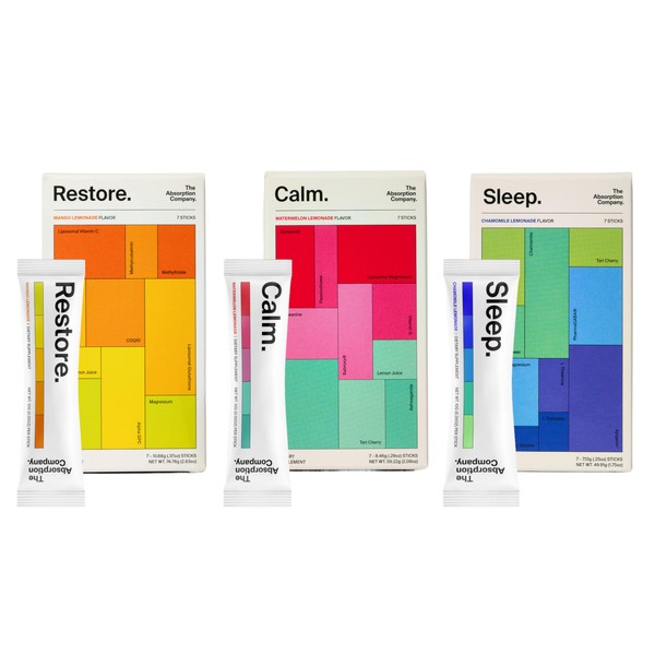 The Absorption Company Variety Pack – Sleep Aid, Electrolyte Recovery
