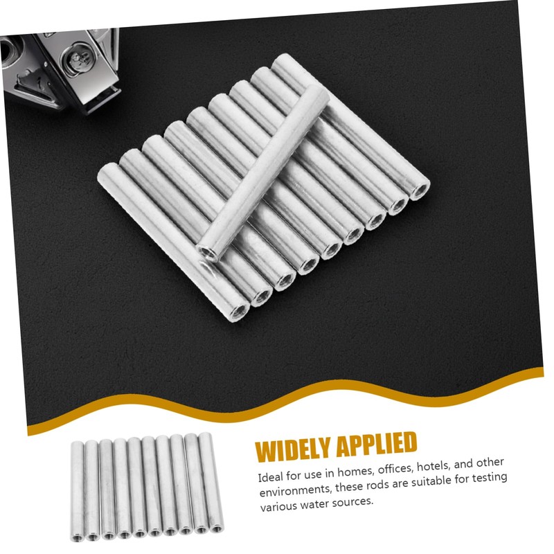 FUNOMOCYA 10pcs Water Electrolyzer Aluminum Rods Replacement Anode Rods for