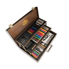 Royal & Langnickel 115 Piece Sketch and Draw Art Set – Espresso