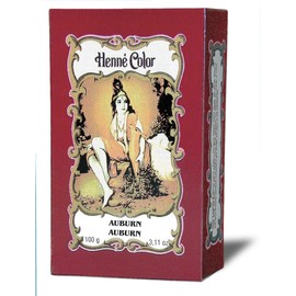 Mahogany Dark (Auburn) Henna Hair Dye Powder, Content 100g