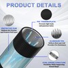 4 Inch Flexible Ducting Hose 8 Feet Black Aluminum Ducting