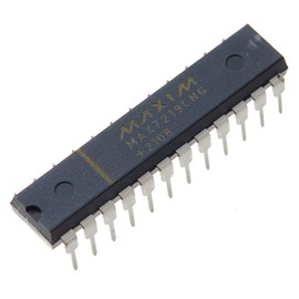 horinker 2pcs MAX7219CNG MAX7219 Serially Interfaced 8-Digit LED Display Drivers，24Pins.