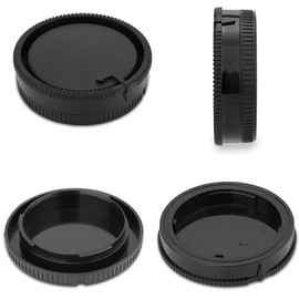 A-Mount Camera Body Cap and Rear Lens Cap Cover Set for Sony Alpha A-Mount Cameras/Minolta AF Mount Lens,Camera Sensor Cap Plastic Lens Rear Covers