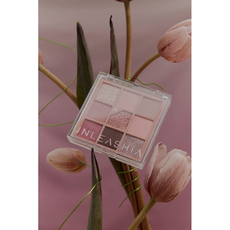 UNLEASHIA | Glitterpedia Eye Palette NO.5 All of Dusty Rose