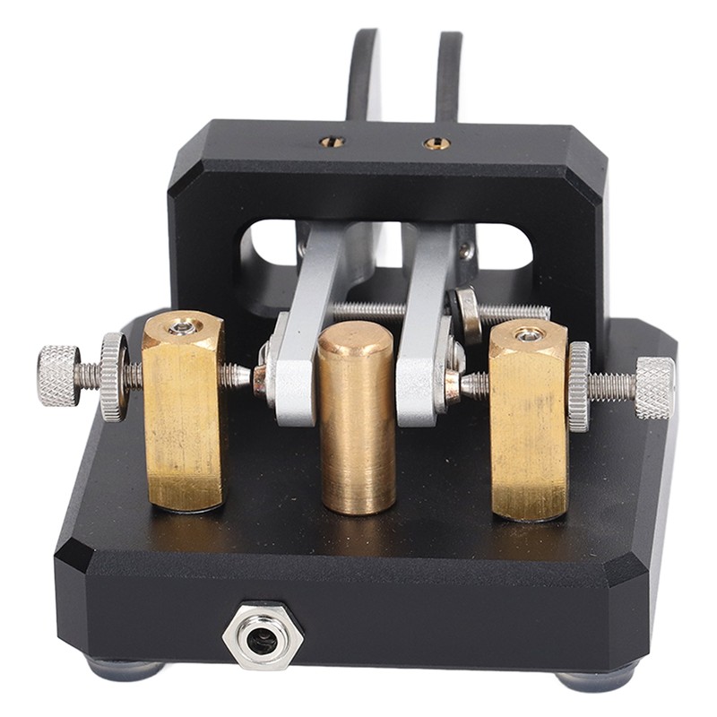 Morse Code Key Double Paddle Automatic CW Shortwave Telegram Tapper