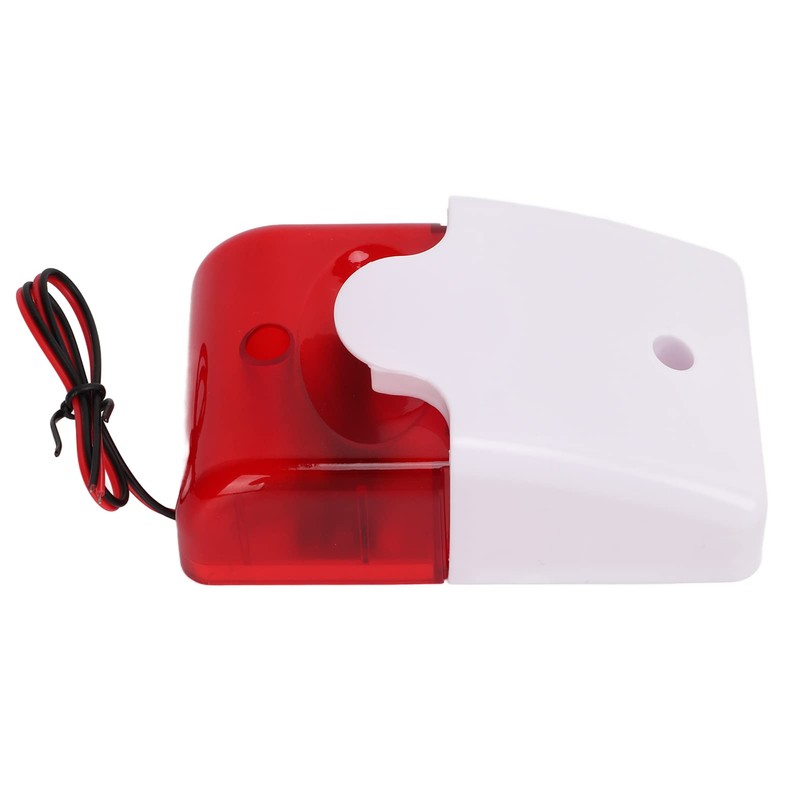 Luqeeg - Flash Siren with Cable, Red Flashing Light Siren,