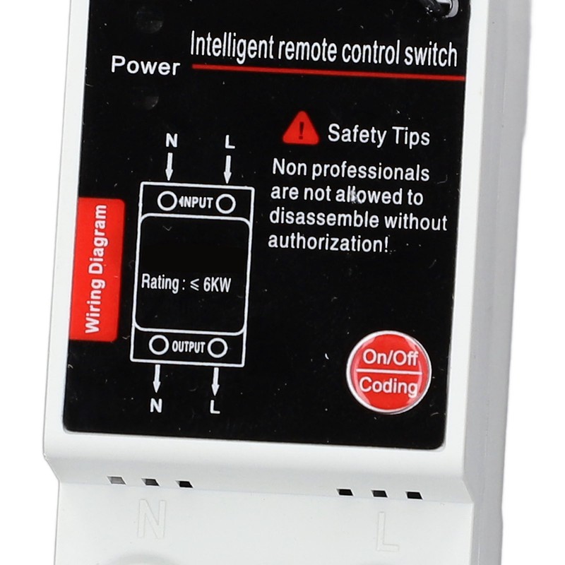 Remote Control Switch 1KM Range Single Phase Intelligent Power Switch