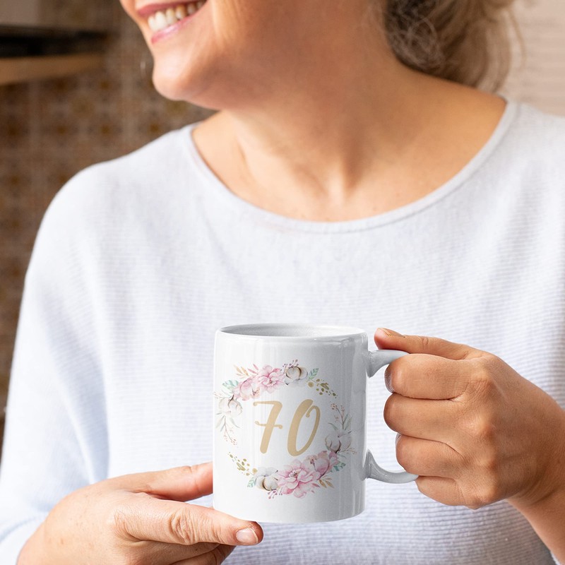 Geschenk Tasse Geburtstag 70 Frau - Geschenkideen zum 70 Geburtstag
