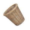 Red Hamper Antique Wash Waster Paper Bin, Wicker, Brown, 28
