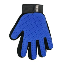 Wahl Professional Animal Canada Dog De-Shedding Glove, Quickly and efficiently de-shed Your Dog While Giving a Relaxing Massage, Great for Dog Grooming - Model 58487, Blue