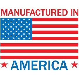 Dissolvable Food Labels for Food Containers - Made in USA - Great for Food Prep, Pantry, Canning, Freezer, Mason Jar Storage, Bottles and Rotation– No Scrubbing, No Residue - Old Glory Red