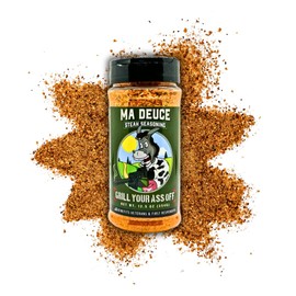 GYAO Ma Deuce Steak Seasoning – 12.5oz Large Granulated Steak Seasoning – MSG & Gluten Free – USA Made & Veteran Owned