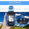 Handheld Cup Anemometer, 42m/s Digital Air Wind Speed Meter with