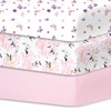 Bimocosy 3 Pack Cot Sheets,100% Microfiber- Breathable, 120 x 60cm