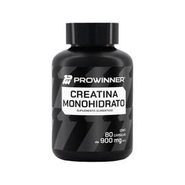 PROWINNER  80 Cpsulas de Creatina Monohidrato 100 Pura, Suplemento Alimenticio, 2.8g de Creatina por Porcin, Antes y Despus del Entrenamiento, 80...  