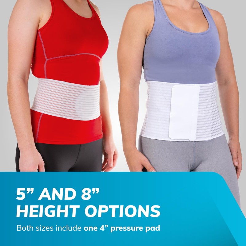 BraceAbility Umbilical Hernia Belt - Abdominal Binder Truss with Compression