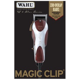 Wahl Professional 5-Star Magic Clip #56166 - Great for Barbers and Stylists - Precision Fade Clipper with Zero Overlap Adjustable Blades, V9000 Cool-Running Motor, Variable Taper and Texture Settings