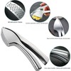 OhanaBeach® Garlic press stainless steel, for garlic and ginger, easy