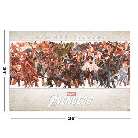 Marvel's Avengers - Comic Poster (60th Anniversary Edition by Alex Ross) (Size: 36" x 24")