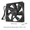 PC Case Fan 120mm PWM Intelligent Control MFDB Bearing Case