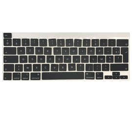 OLVINS Replacement FR France French Keycaps Keycaps Buttons for MacBook Pro Retina 13" 16" A2141 A2289 A2251 2019 2020 Year EMC 3348 EMC3349 3456
