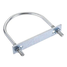 sourcing map 1 Set of M10 Round U-Bolts U-Bolt U-Bolts Stirrup Bolts Steel 120 mm Inner Width 160 mm Length with Nut Frame and Fasteners