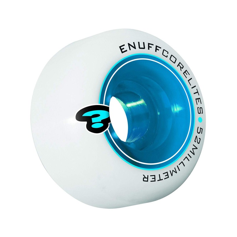 Enuff Corelites Wheels, Unisex Adult, Unisex adult, ENU525_Única_Blanco / Azul,
