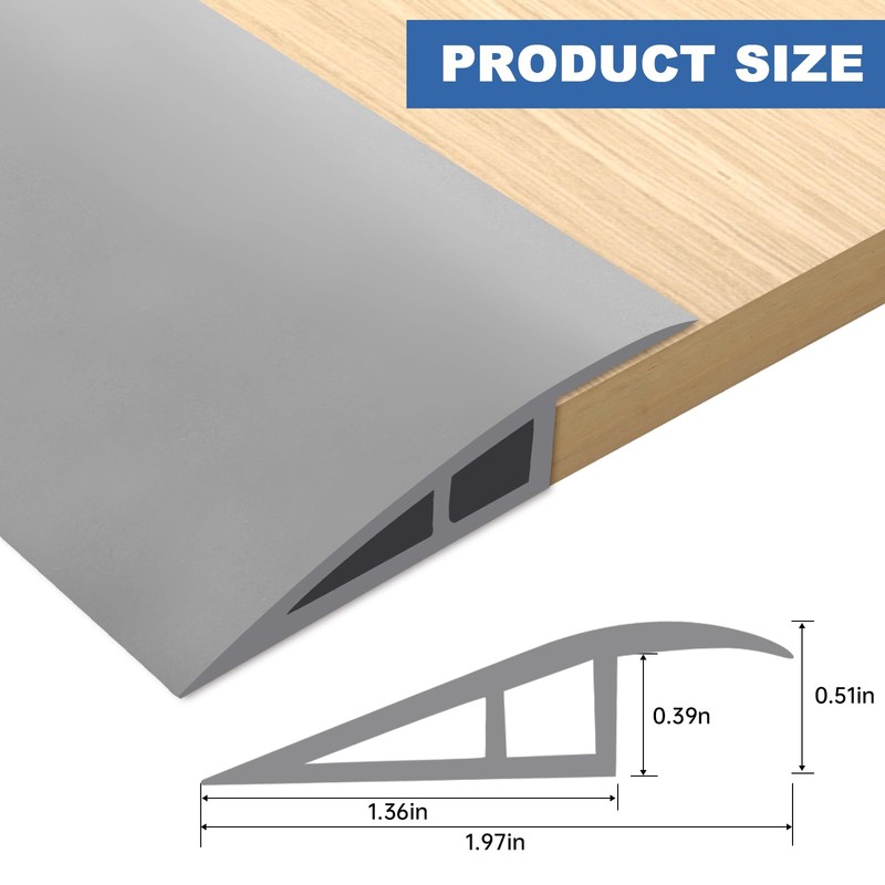 Vinyl Door Threshold Flooring Transition Strip Self Adhesive Carpet Edging