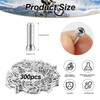 300 pieces silver end sleeves, bicycle end cap, end sleeve,