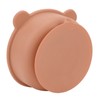 Silicone Baby Bowl Spoon Set with Bottom Suction Cup Ergonomic
