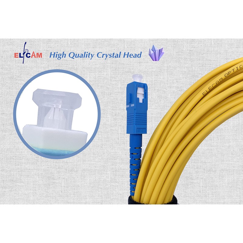 Elfcam® - Fibre Optic Cable (Optic Cable) Compatible SC/APC to
