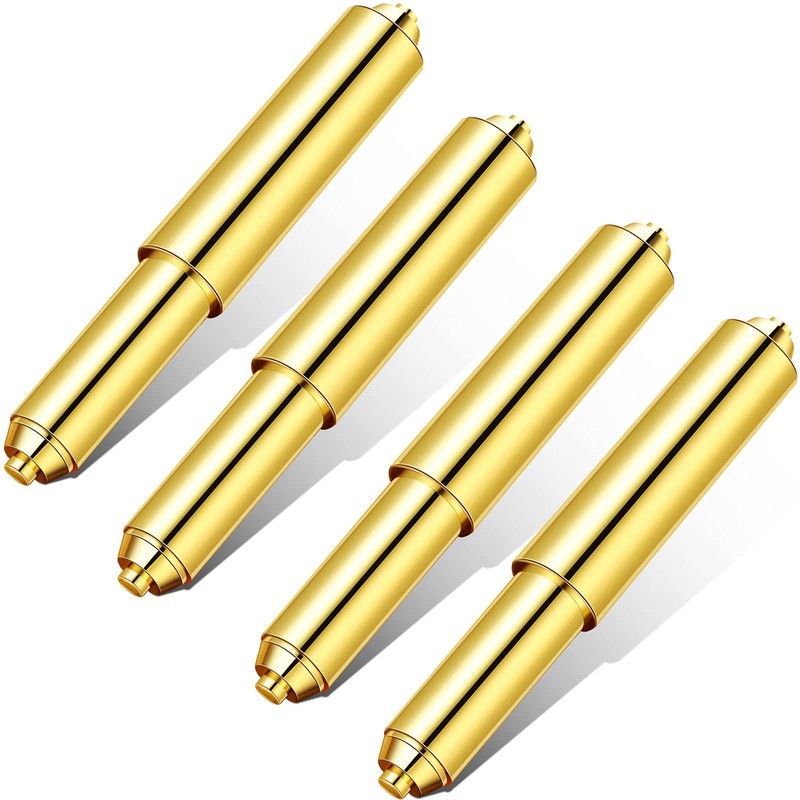 Shappy 4 Pcs Universal Toilet Paper Holder Replacement Rod Spring