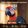 HY260 Pro Auto Focus Mini Projector, 330 ANSI, Native 1080P